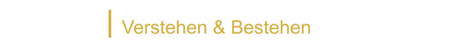STOLZ Verstehen & Bestehen
