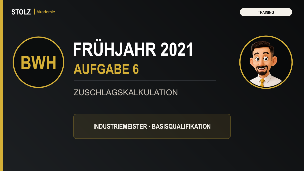 Vorschaubild: ZUSCHLAGSKALKULATION